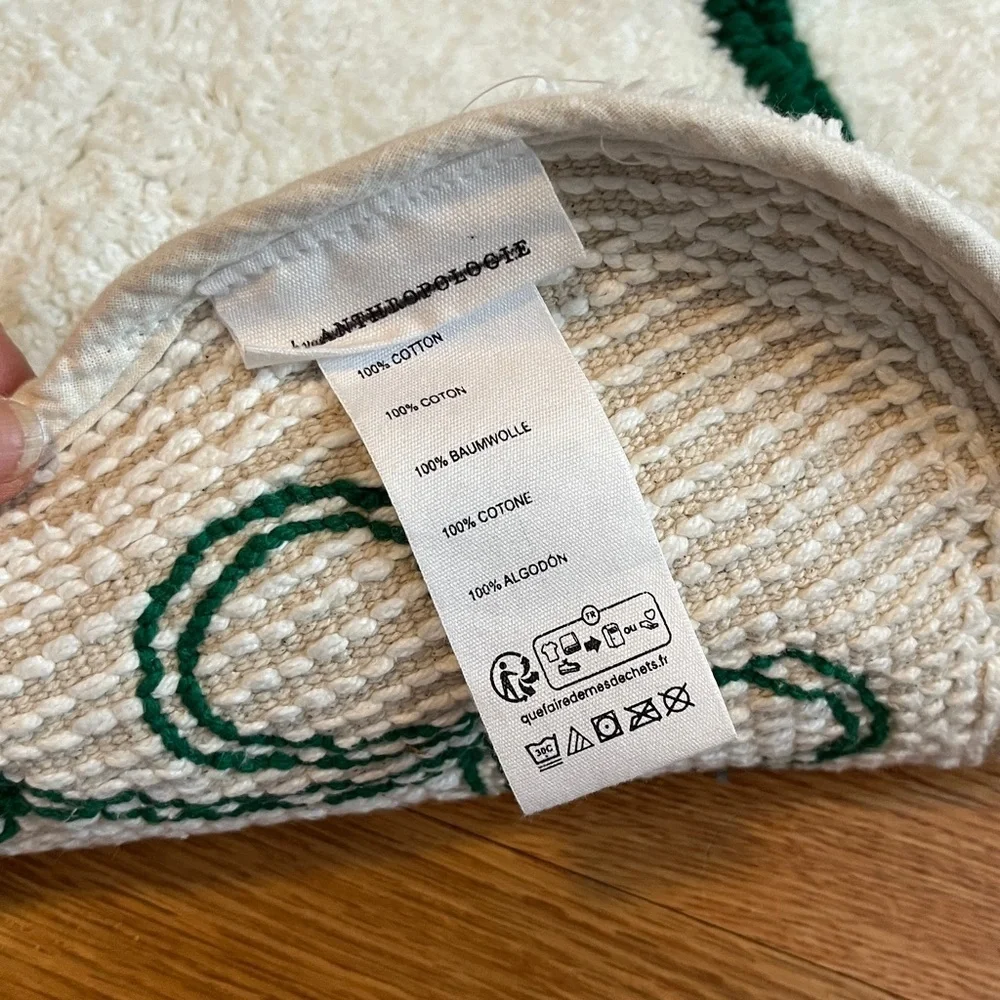 Anthropologie Benedita Bow Tie Bath Mat NEW